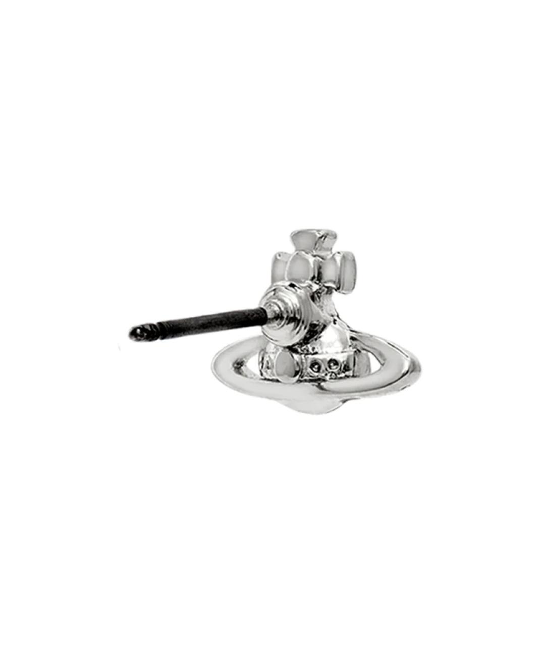 VIVIENNE WESTWOOD Серебряные латунные серьги, фото 2