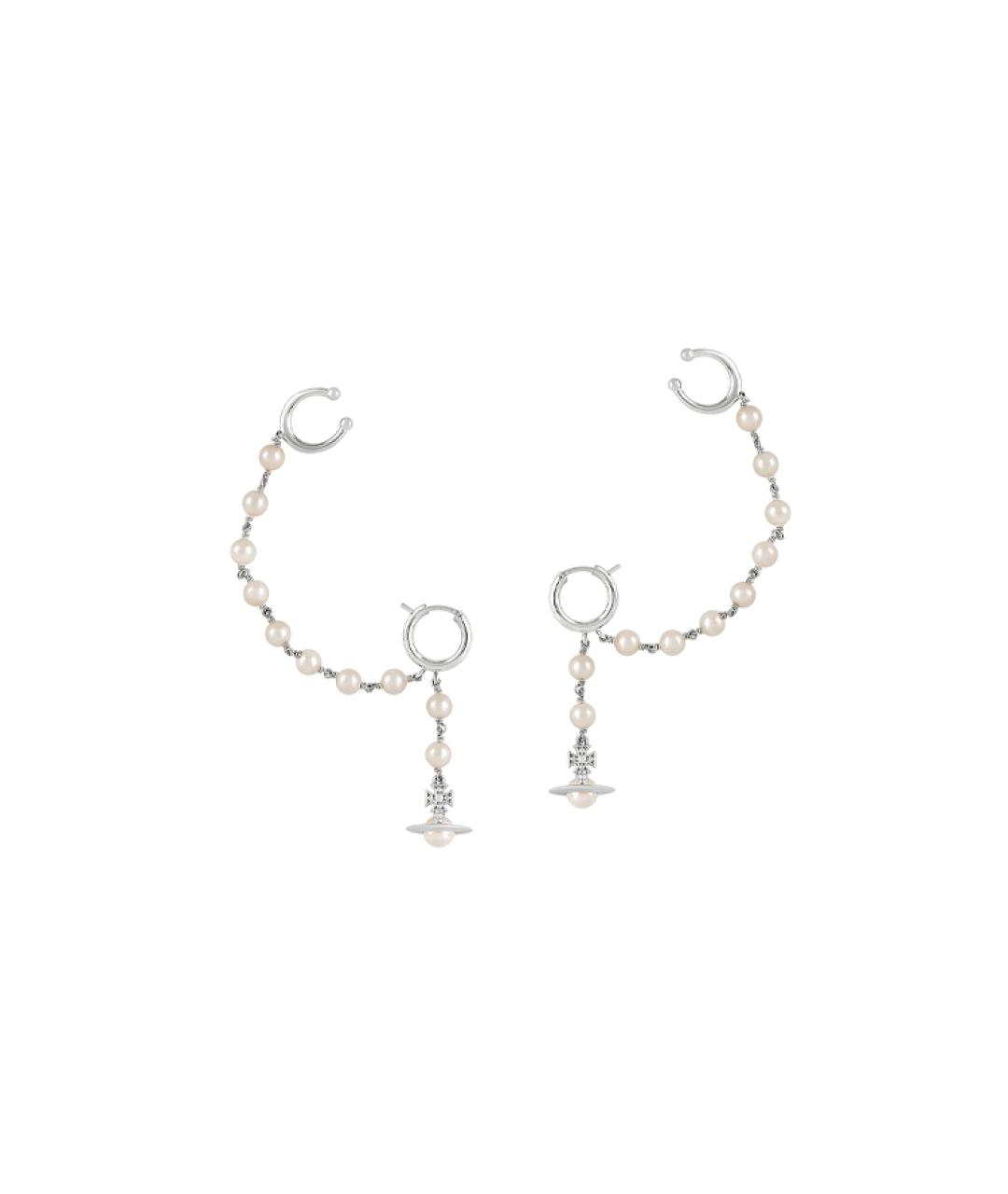 VIVIENNE WESTWOOD Серебряные латунные серьги, фото 1