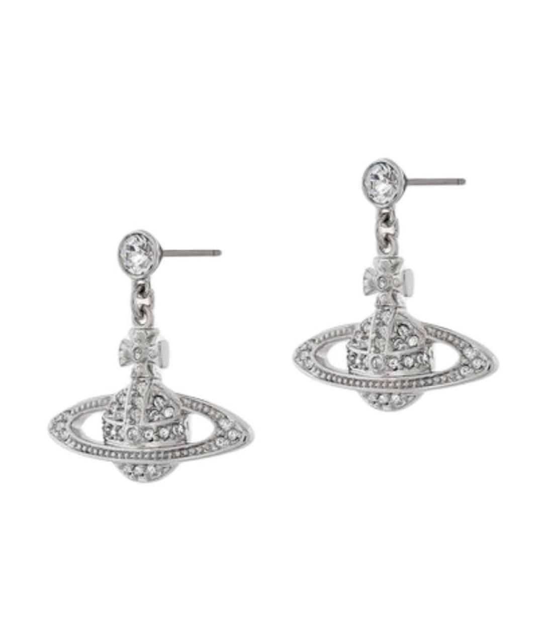 VIVIENNE WESTWOOD Серебряные латунные серьги, фото 2