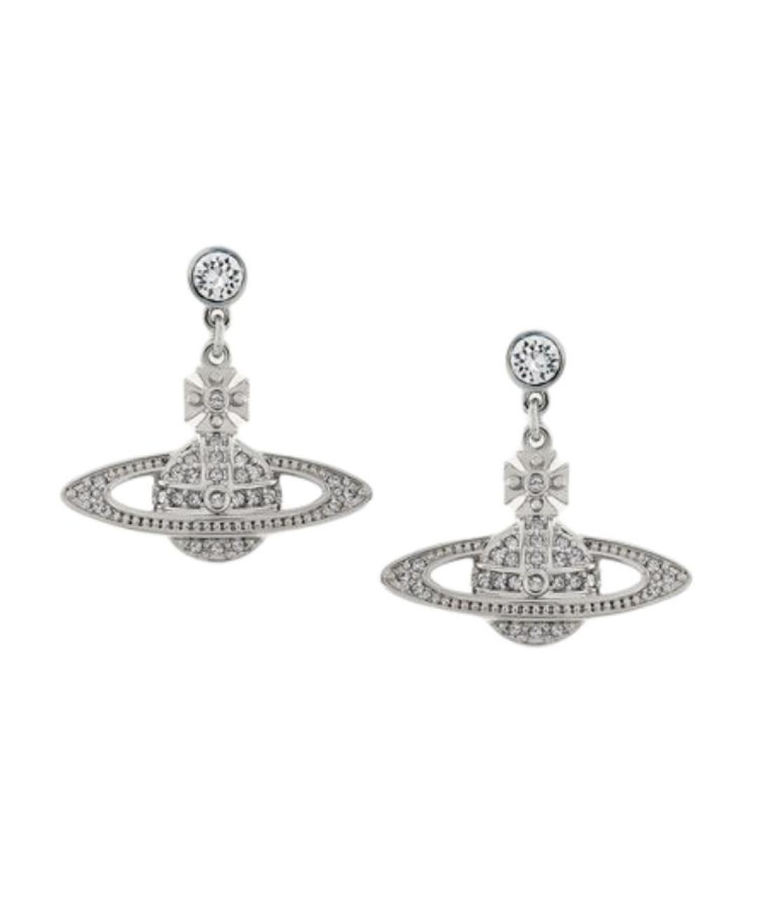 VIVIENNE WESTWOOD Серебряные латунные серьги, фото 1