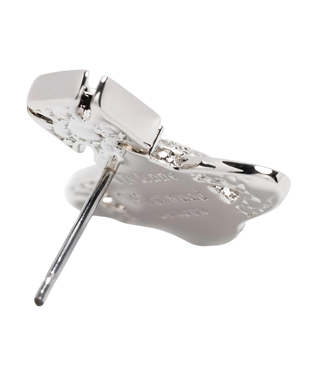 VIVIENNE WESTWOOD Серебряные латунные серьги, фото 2