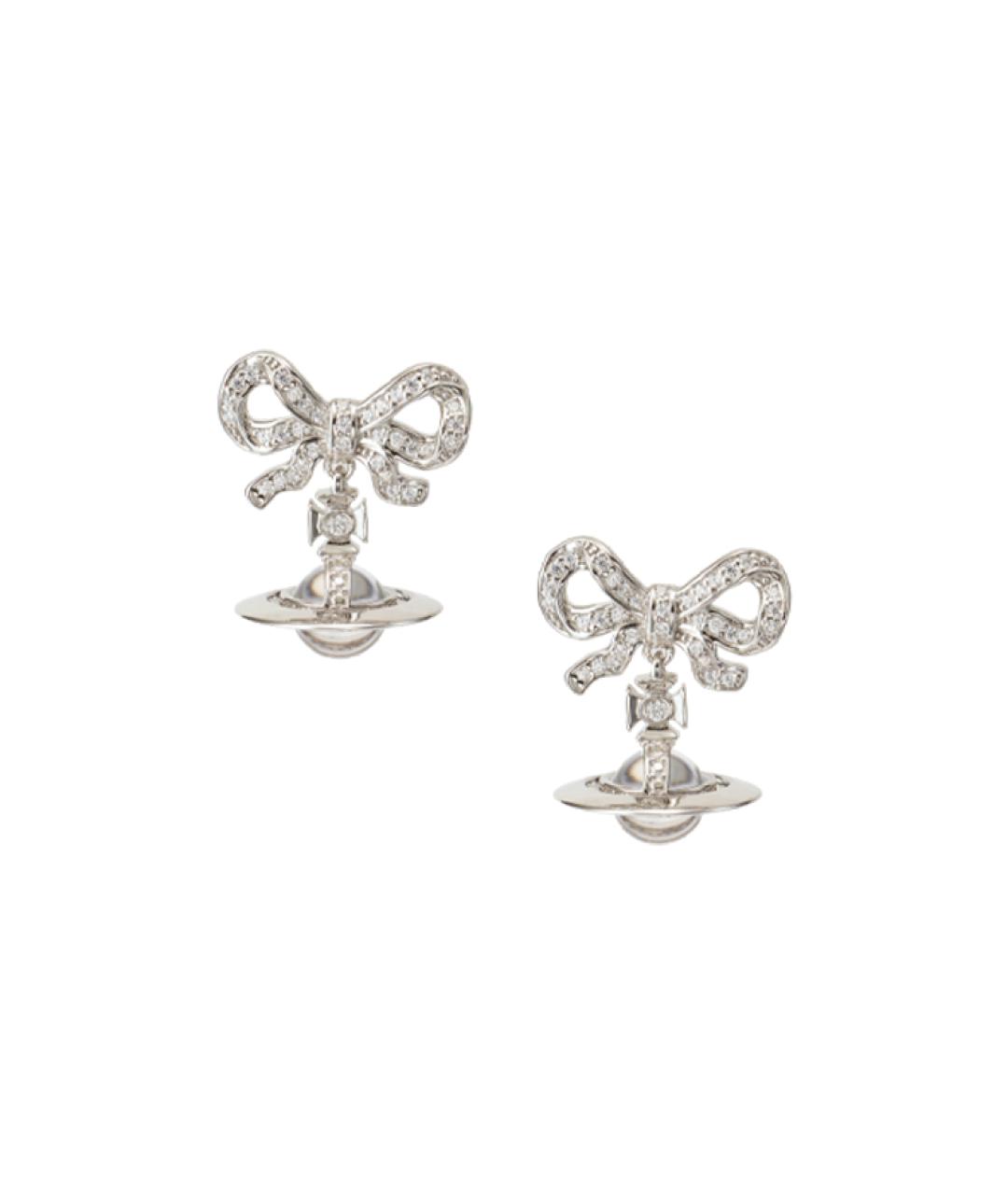 VIVIENNE WESTWOOD Серебряные металлические серьги, фото 1