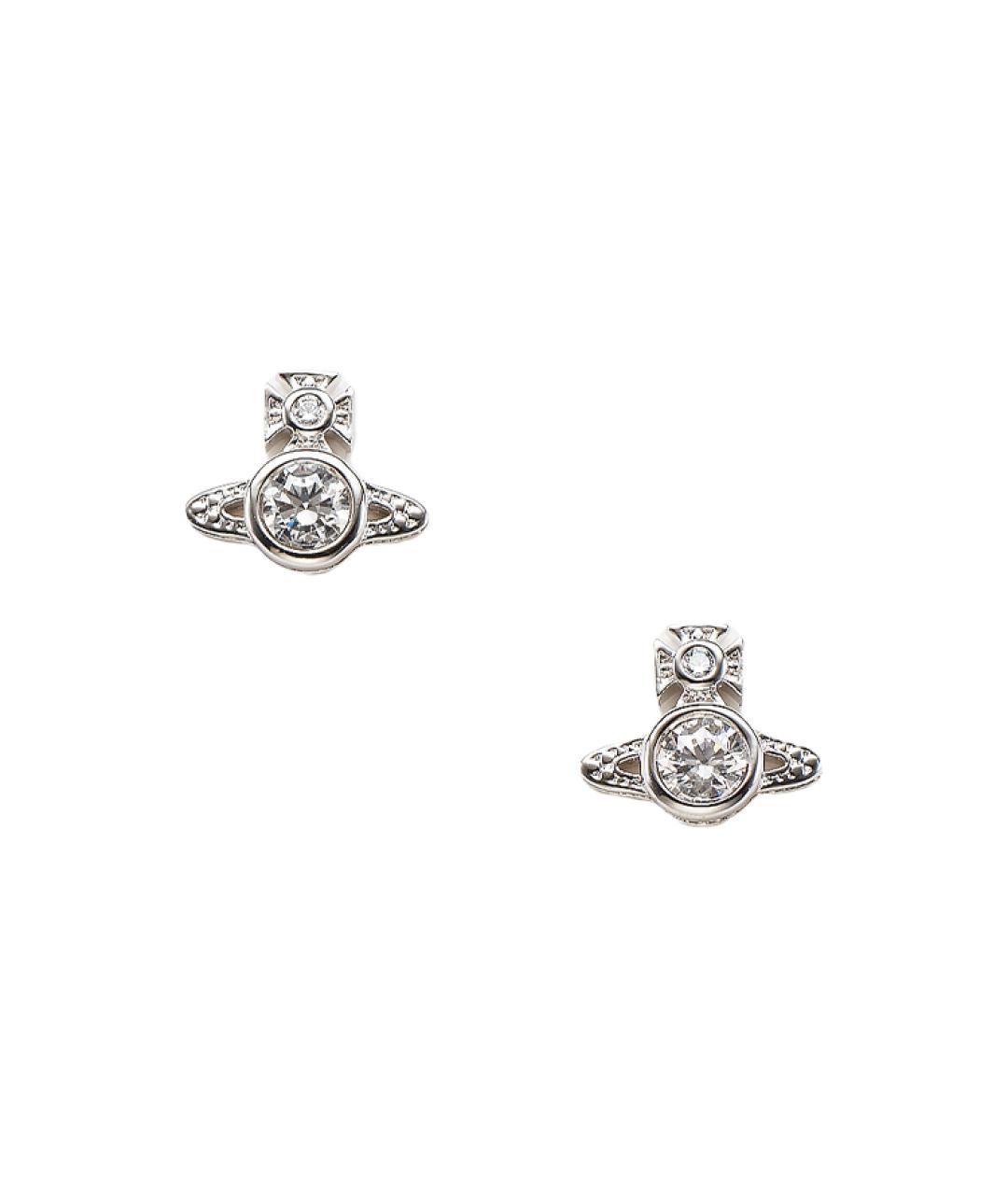 VIVIENNE WESTWOOD Серебряные металлические серьги, фото 1