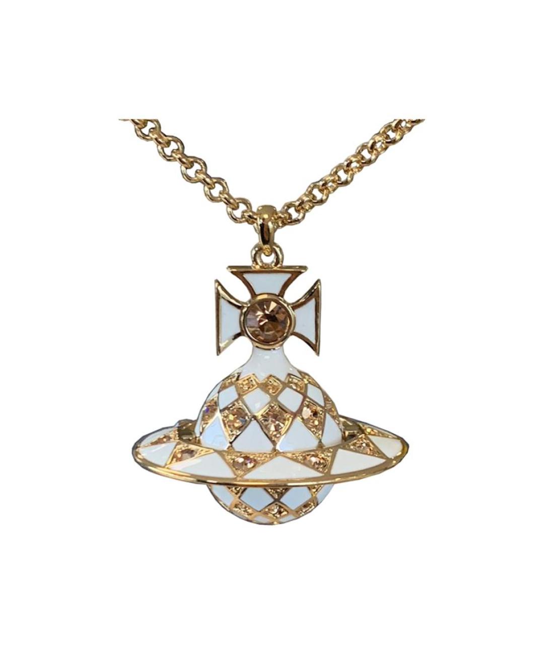 VIVIENNE WESTWOOD Золотая металлическая подвеска, фото 1