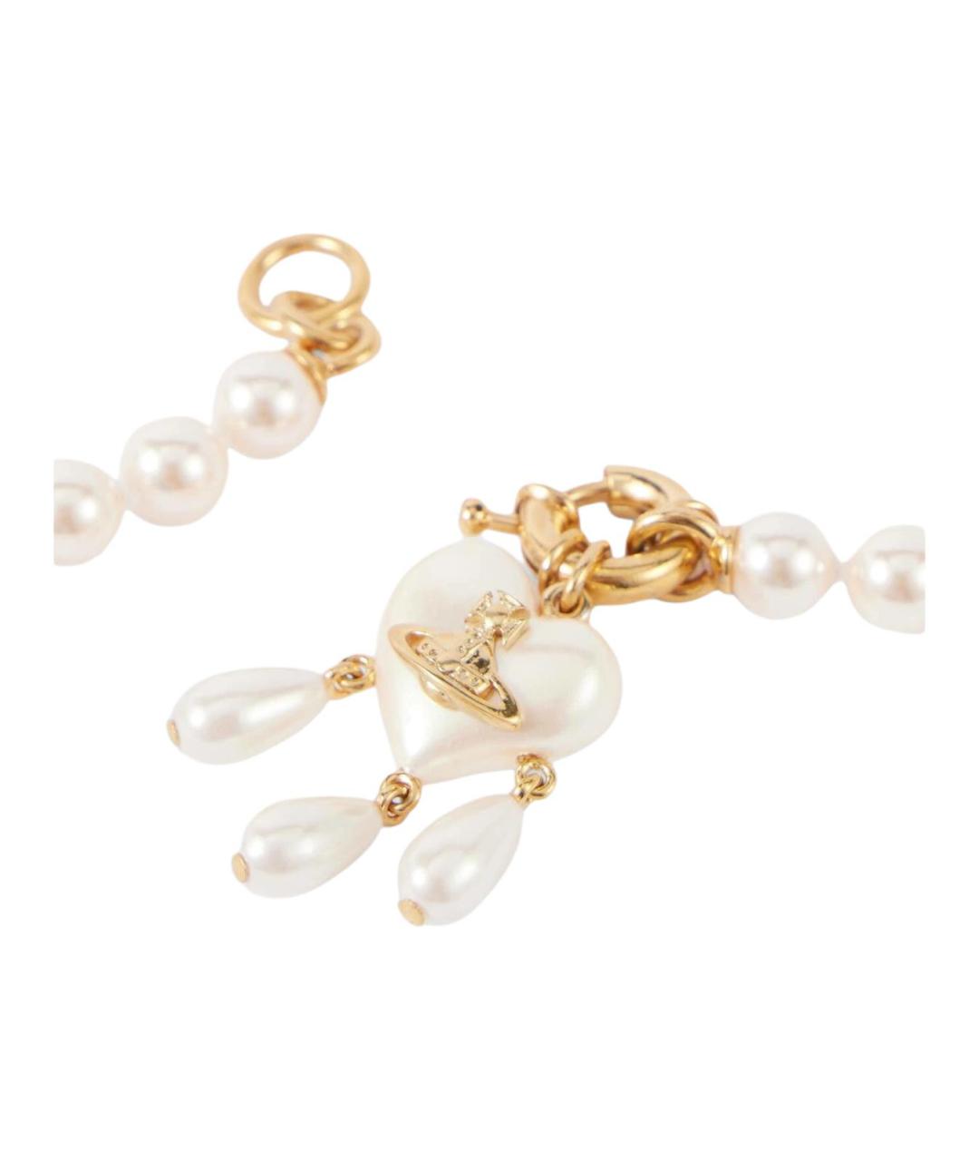 VIVIENNE WESTWOOD Золотая металлическая подвеска, фото 4