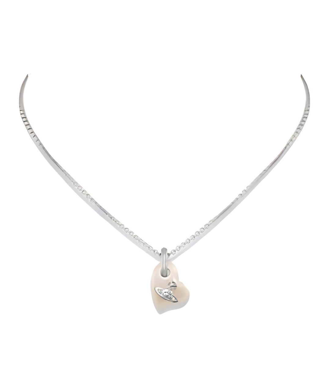 VIVIENNE WESTWOOD Серебряное латунное колье, фото 3