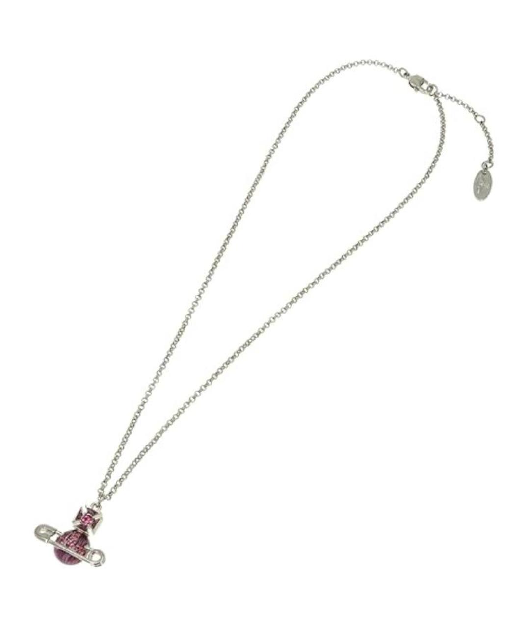 VIVIENNE WESTWOOD Серебряное латунное колье, фото 4