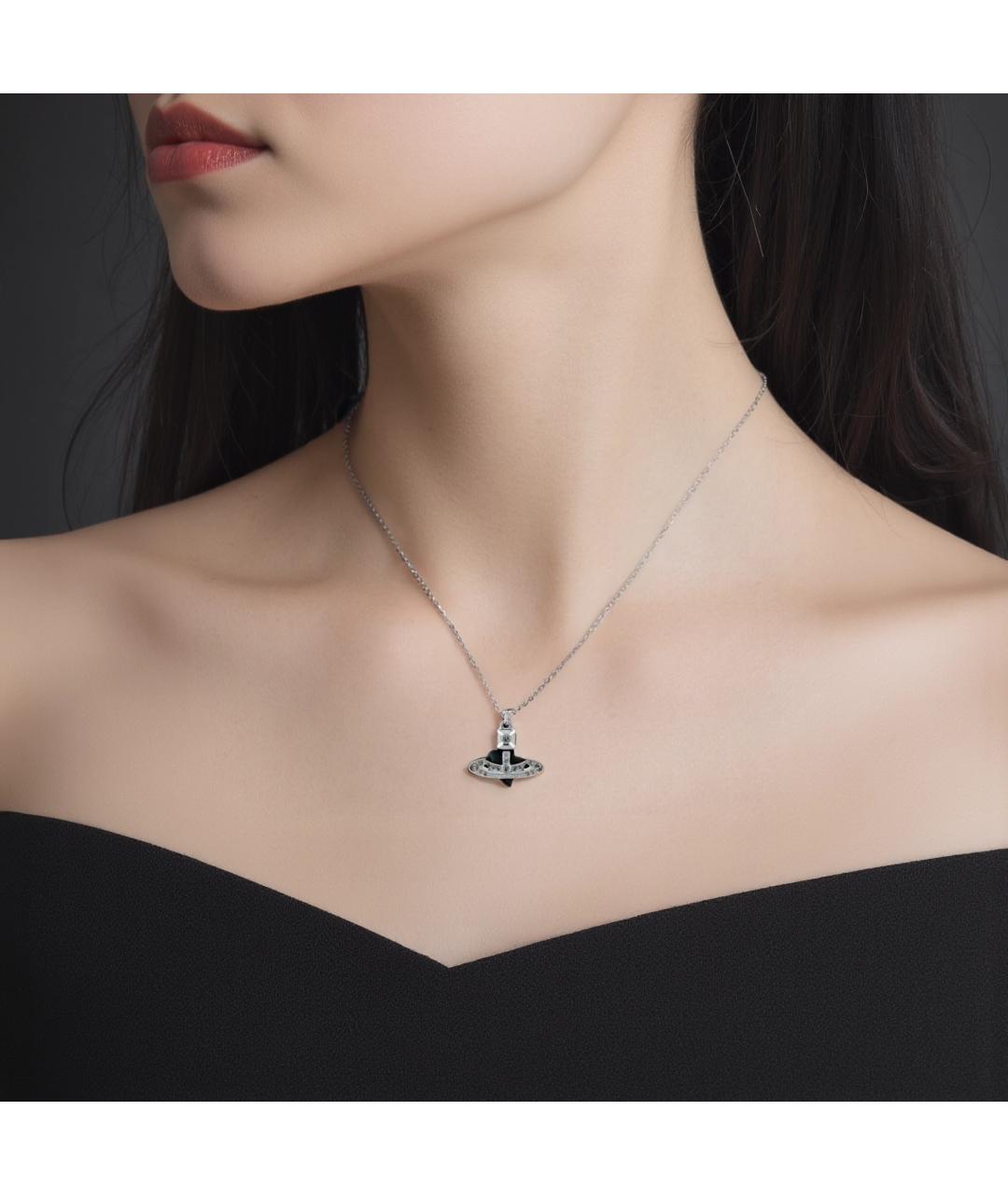 VIVIENNE WESTWOOD Серебряное латунное колье, фото 2