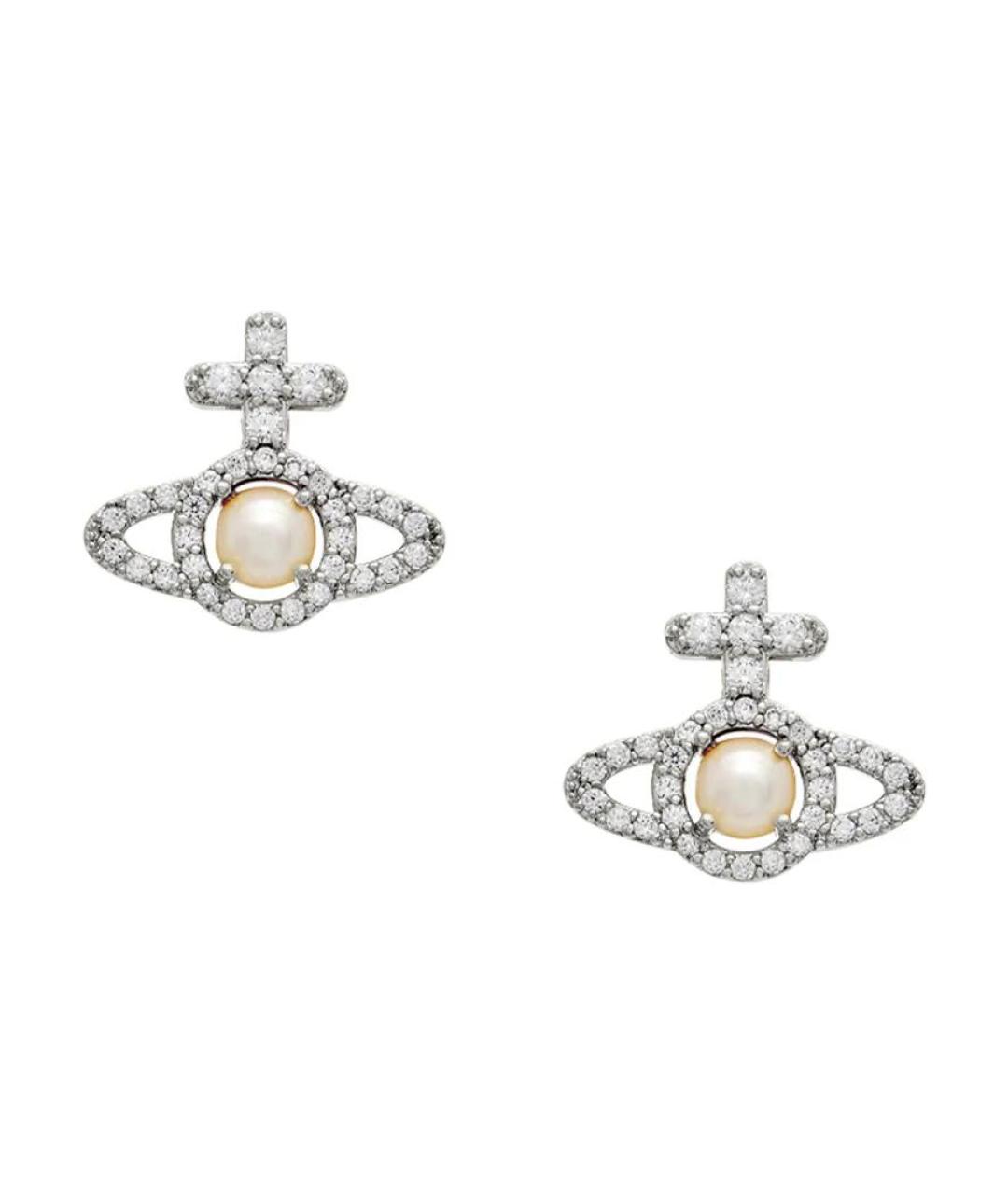 VIVIENNE WESTWOOD Серебряные латунные серьги, фото 1