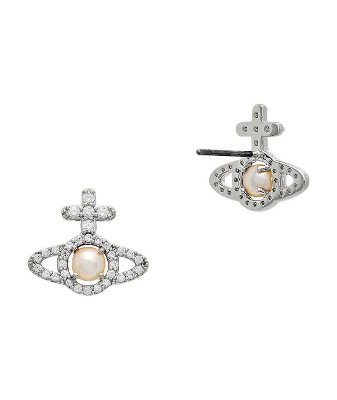 VIVIENNE WESTWOOD Серебряные латунные серьги, фото 2