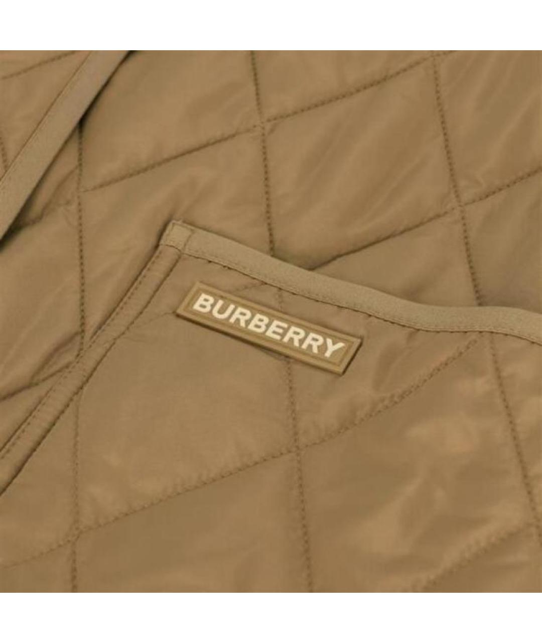 BURBERRY Бежевый пуховик, фото 4