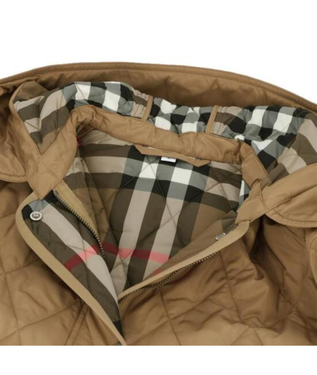 BURBERRY Бежевый пуховик, фото 3