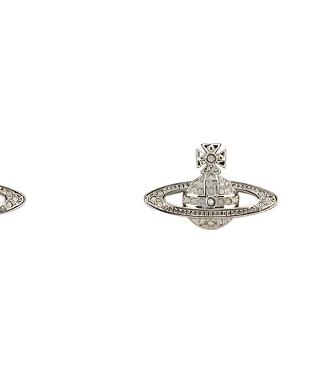 VIVIENNE WESTWOOD Серебряные металлические серьги, фото 2