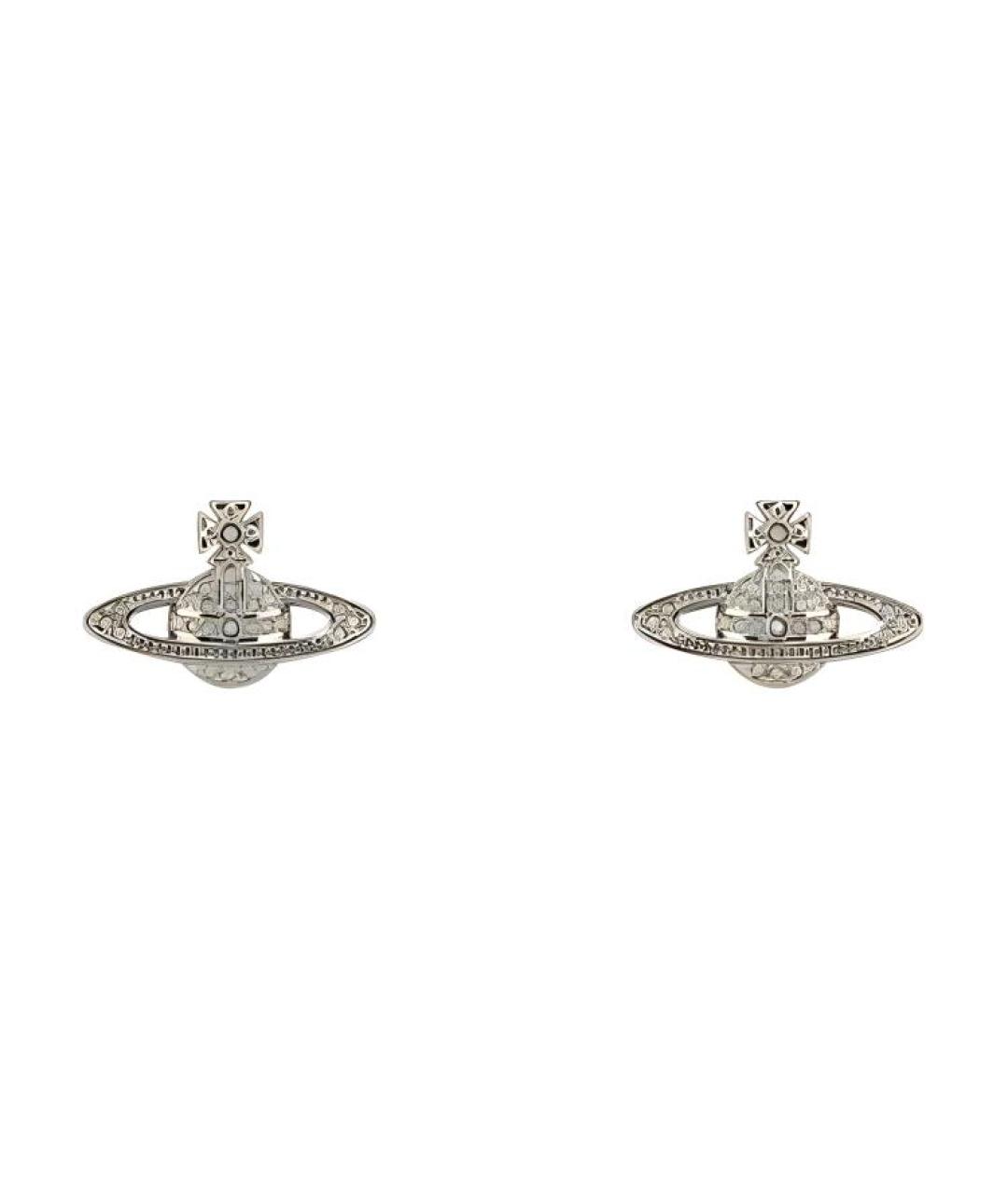 VIVIENNE WESTWOOD Серебряные металлические серьги, фото 1