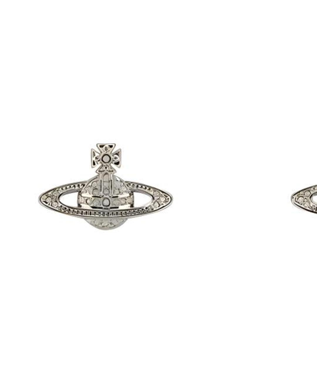 VIVIENNE WESTWOOD Серебряные металлические серьги, фото 3
