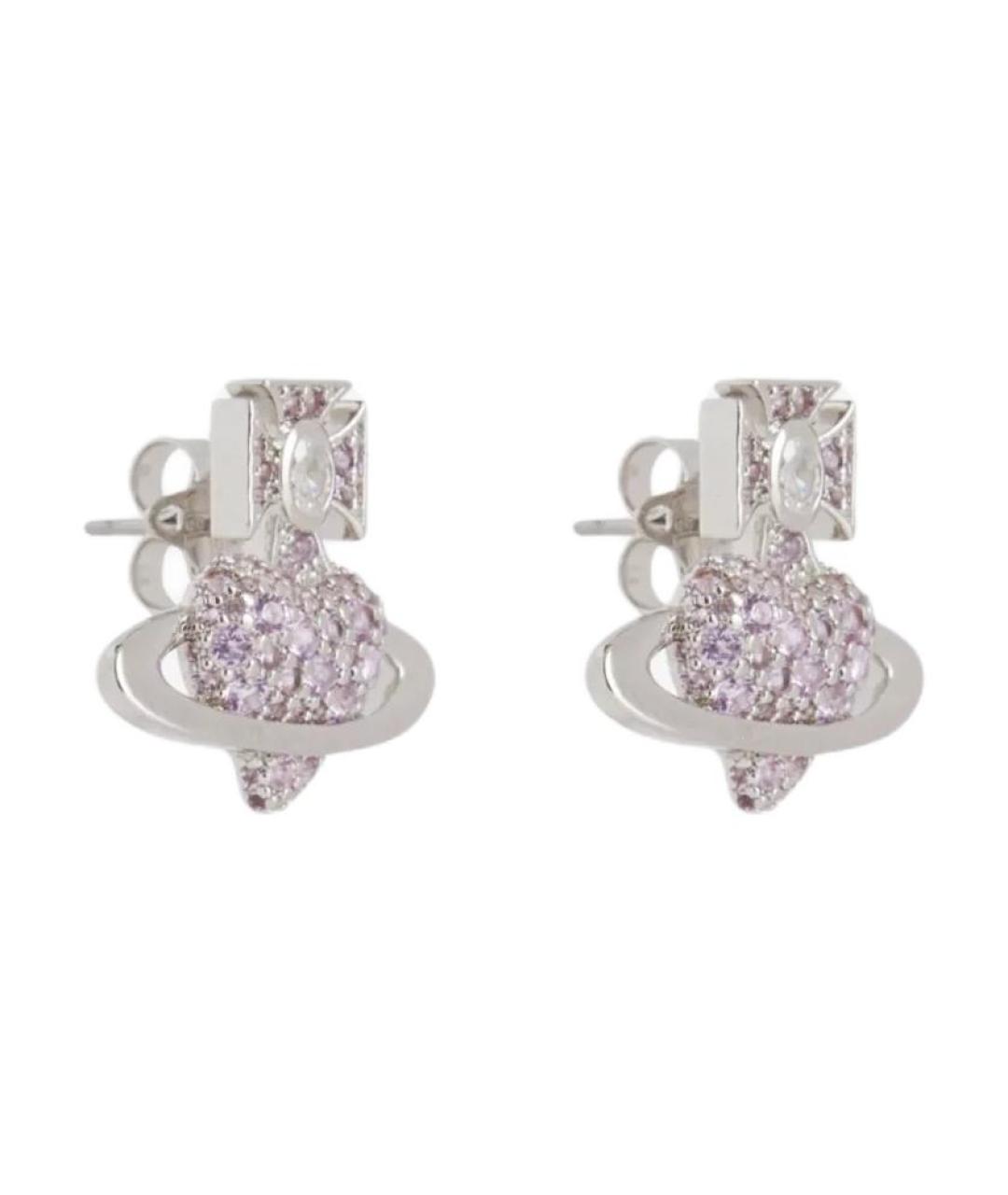 VIVIENNE WESTWOOD Серебряные латунные серьги, фото 2