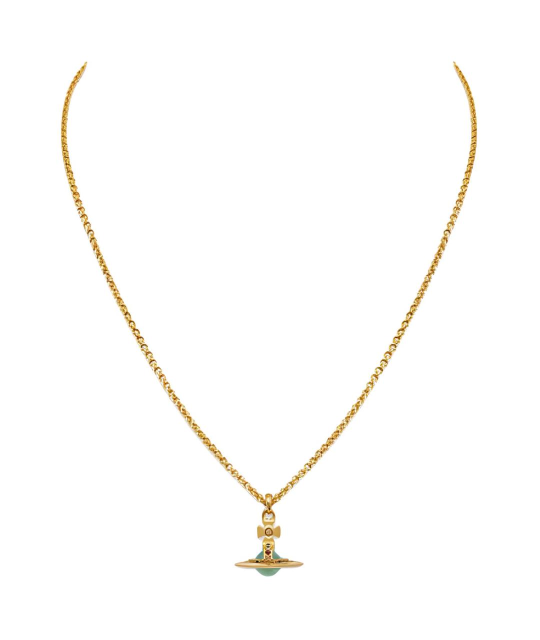 VIVIENNE WESTWOOD Золотая латунная цепочка, фото 1