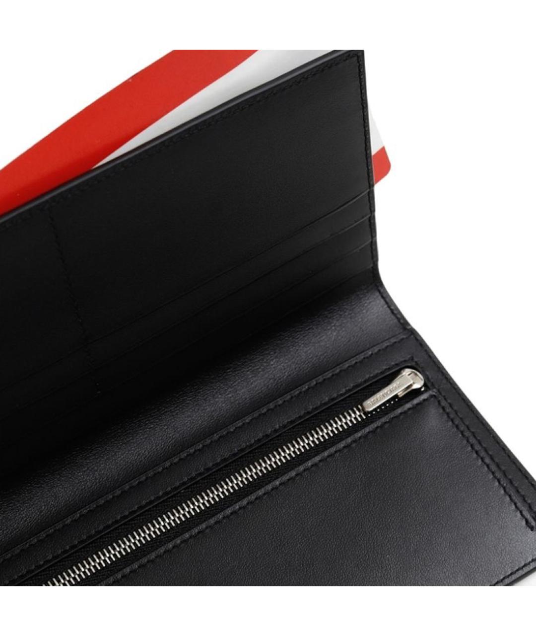 BALENCIAGA Синий кожаный кошелек, фото 3