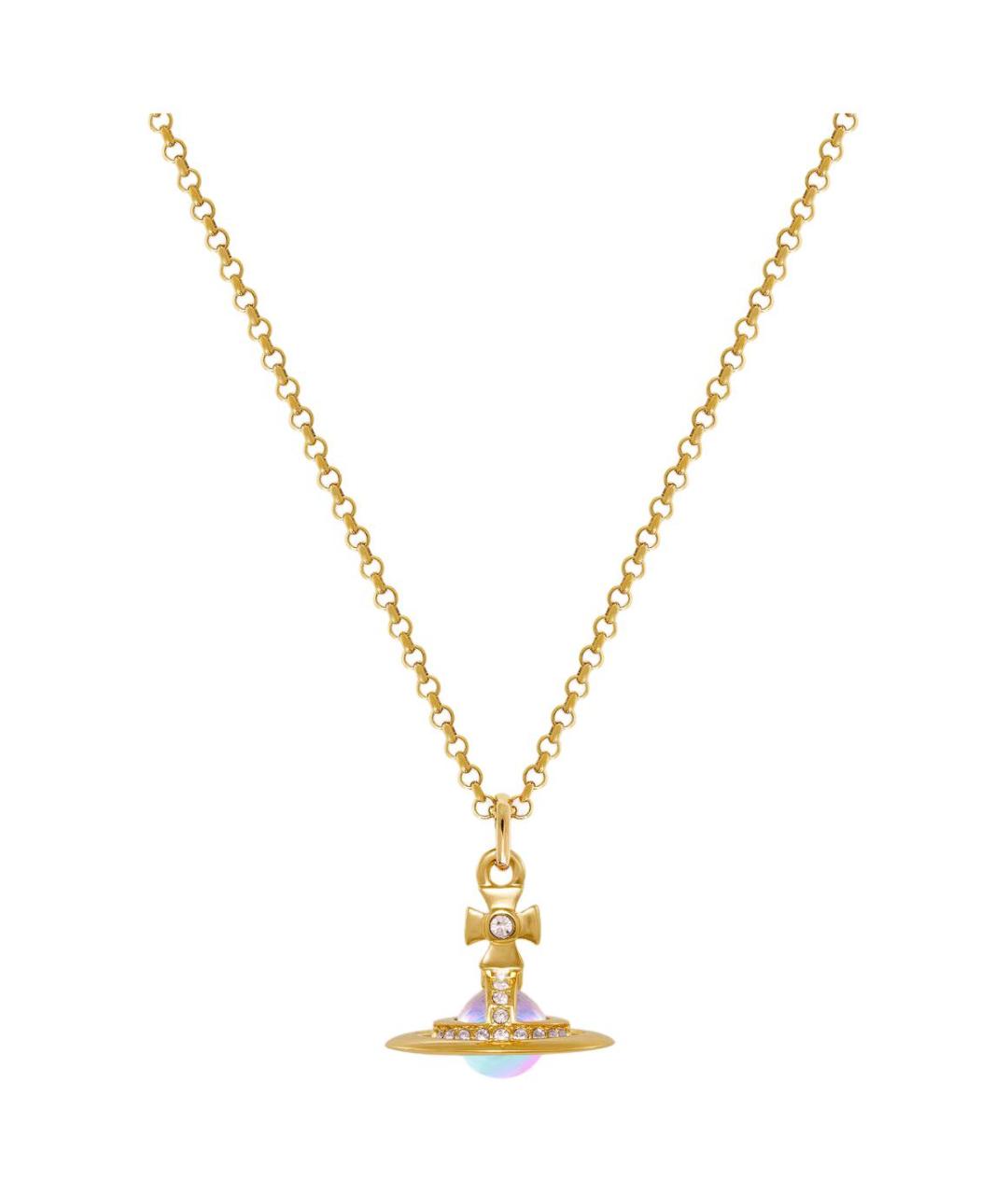 VIVIENNE WESTWOOD Золотая латунная цепочка, фото 1