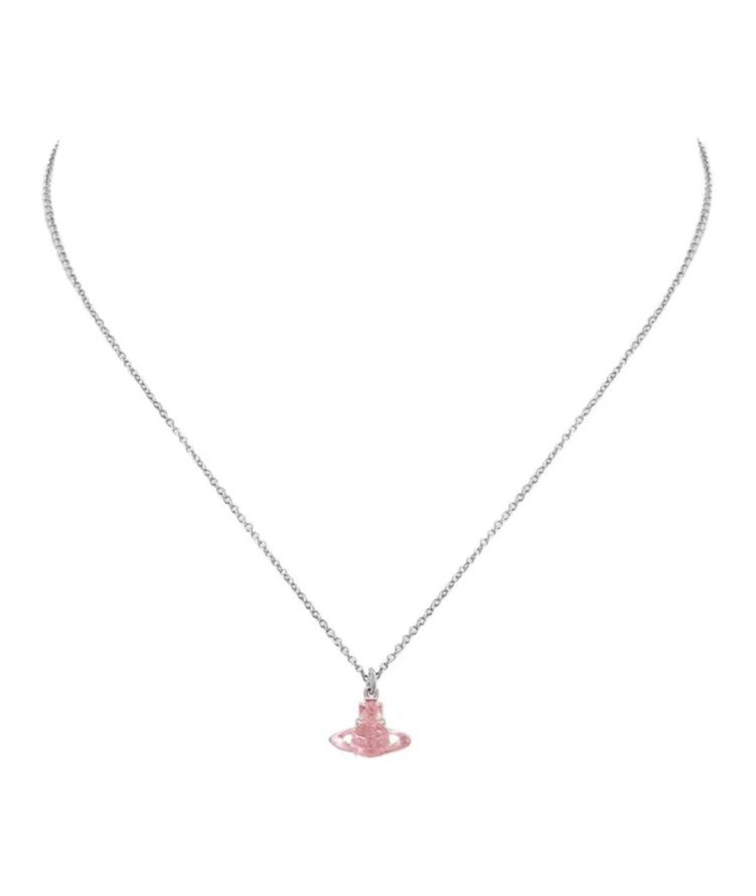 VIVIENNE WESTWOOD Розовая латунная цепочка, фото 2