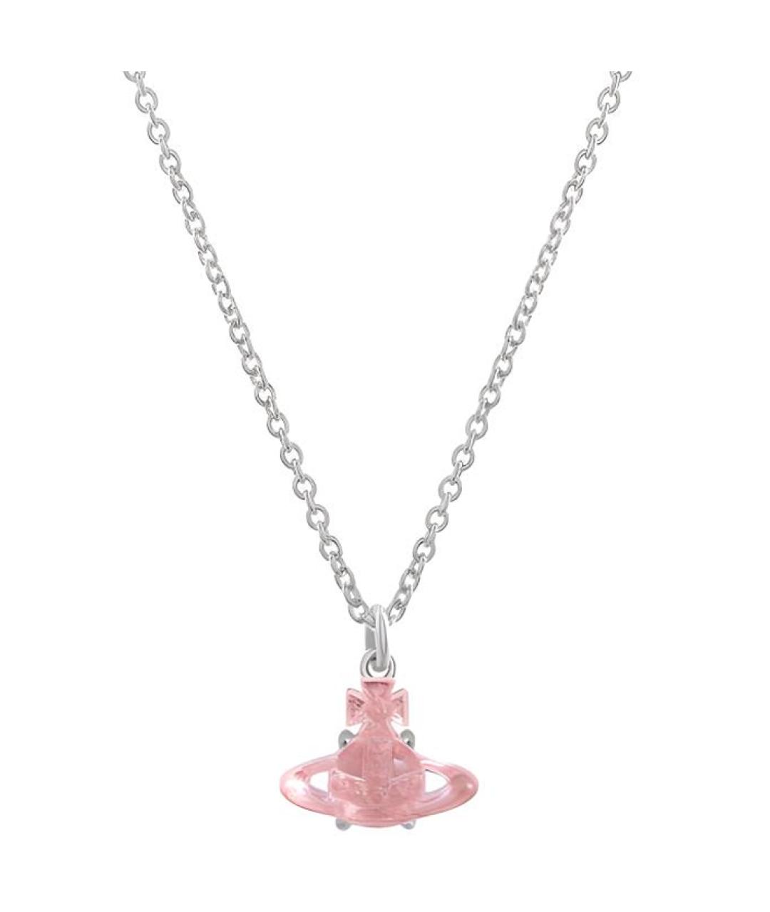 VIVIENNE WESTWOOD Розовая латунная цепочка, фото 1