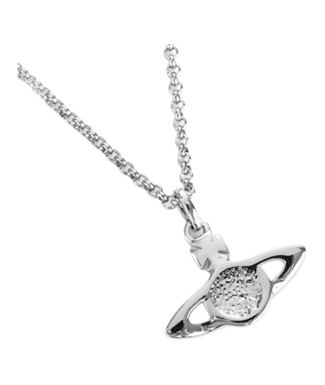 VIVIENNE WESTWOOD Серебряная латунная подвеска, фото 3