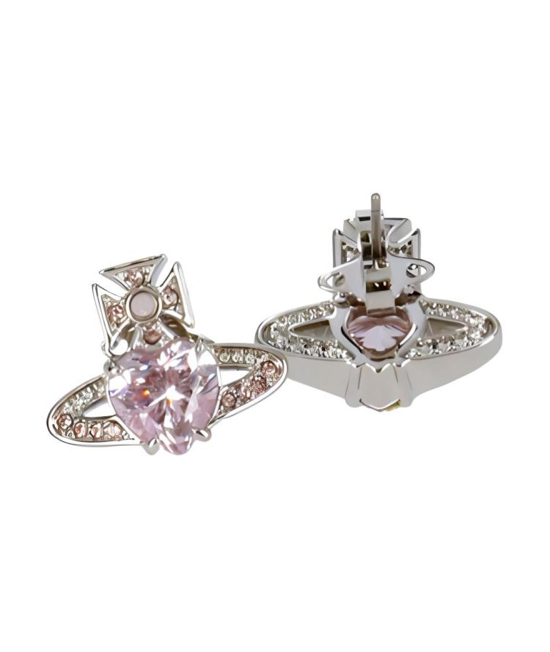 VIVIENNE WESTWOOD Серебряные металлические серьги, фото 2
