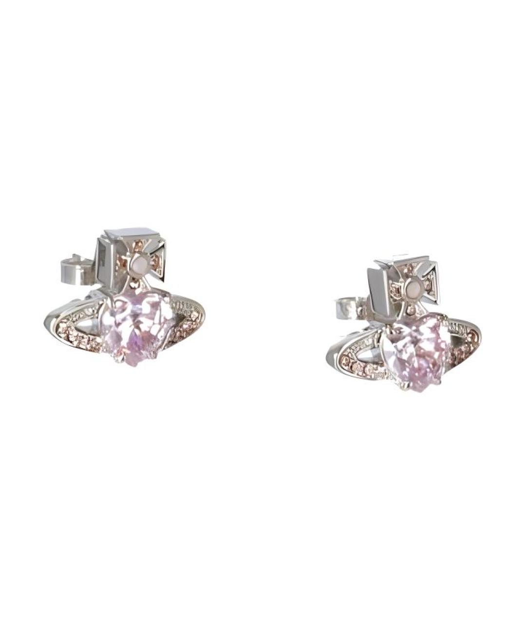 VIVIENNE WESTWOOD Серебряные металлические серьги, фото 1