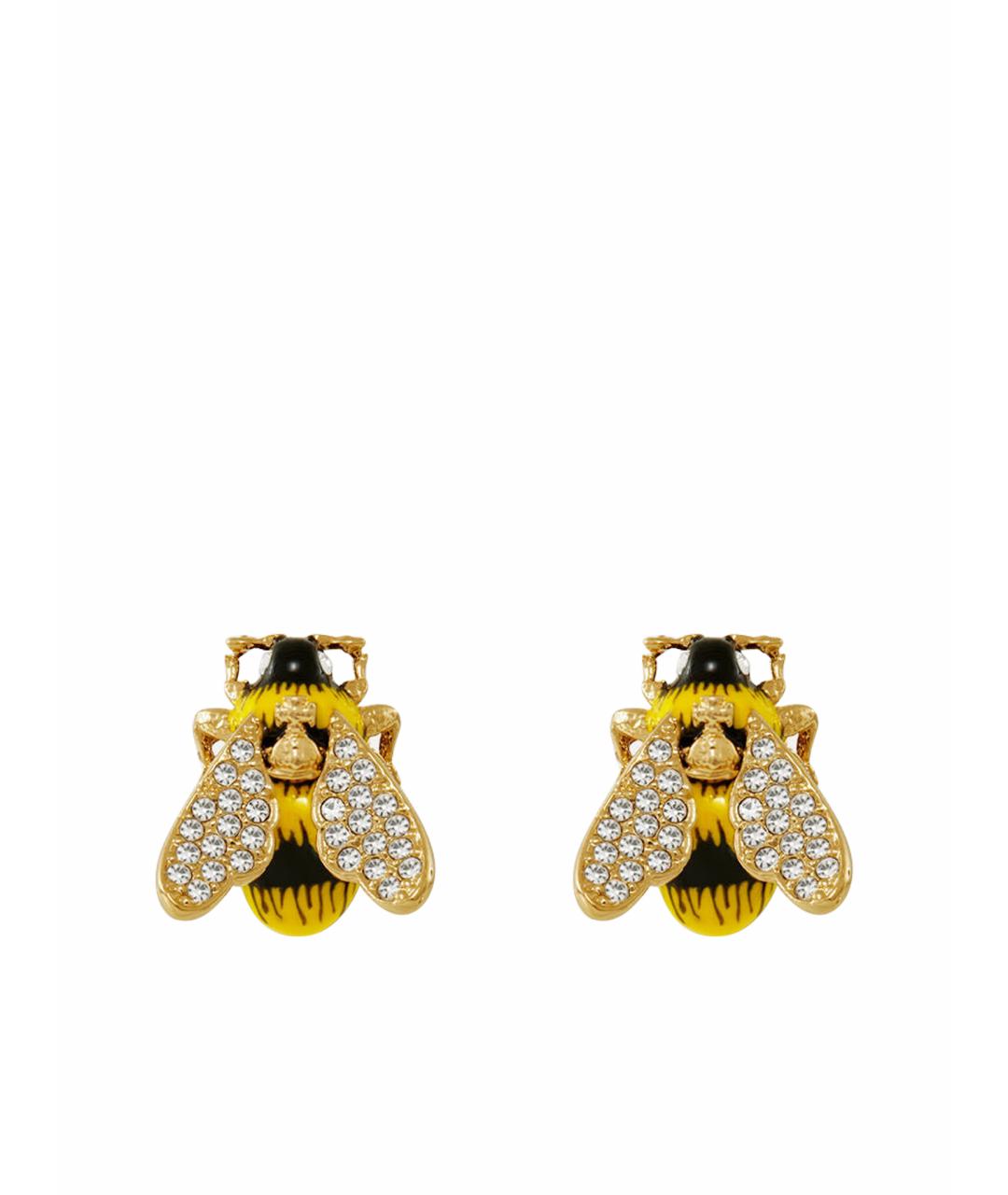VIVIENNE WESTWOOD Золотые латунные серьги, фото 1