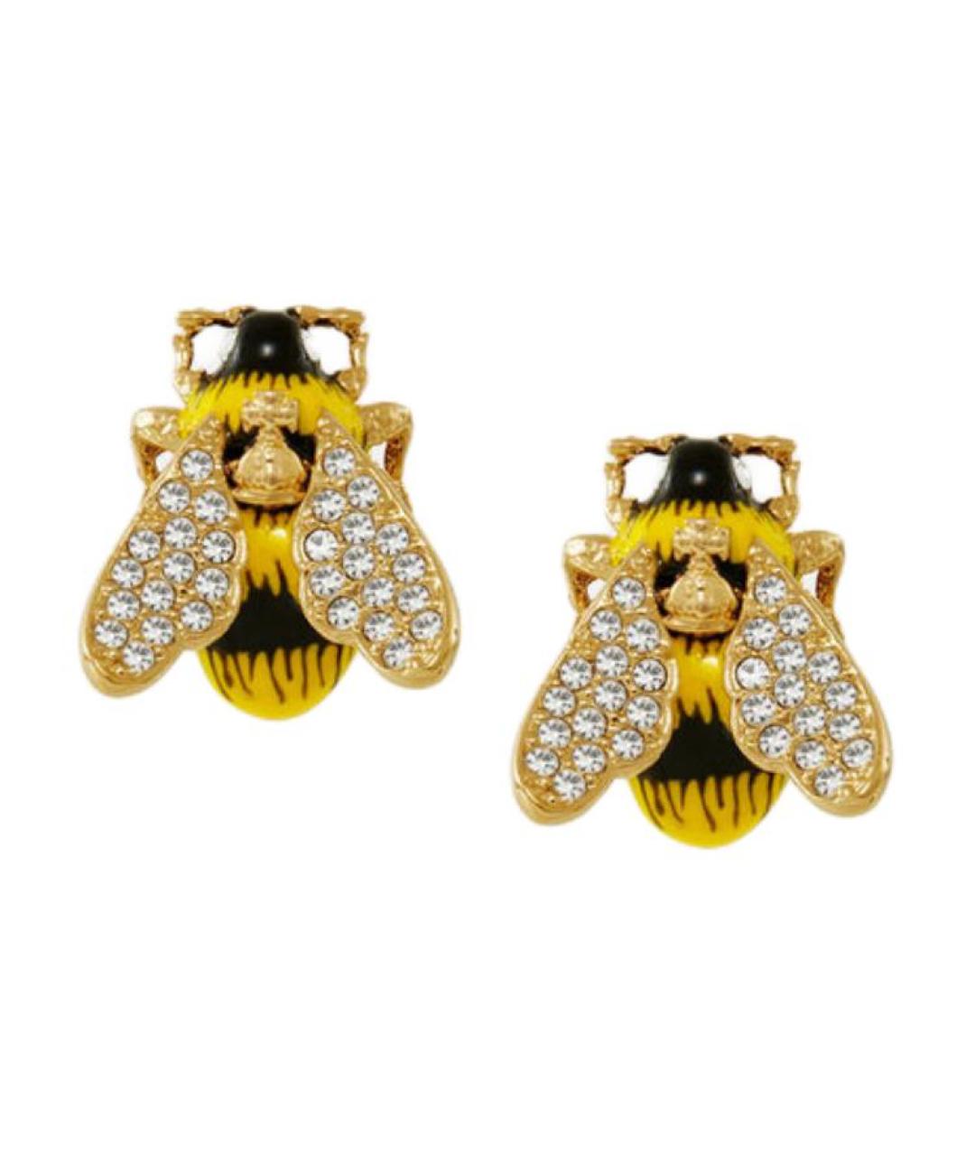 VIVIENNE WESTWOOD Золотые латунные серьги, фото 2