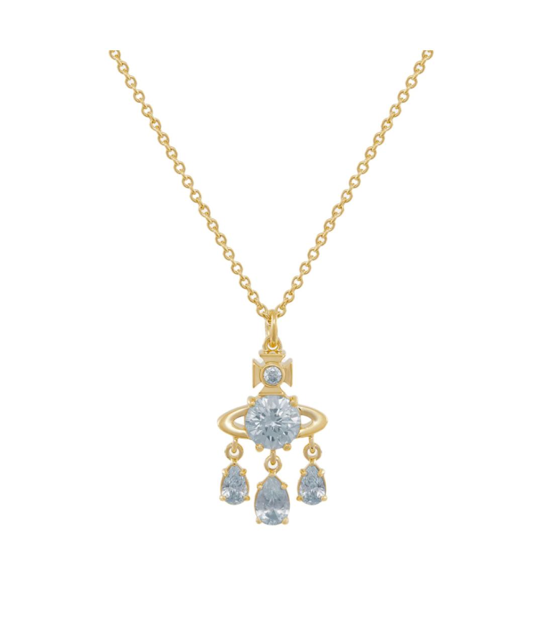 VIVIENNE WESTWOOD Золотое латунное колье, фото 1