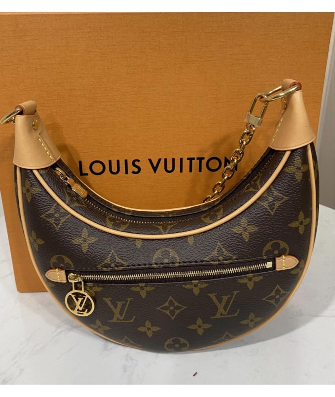 LOUIS VUITTON Коричневая сумка через плечо, фото 9