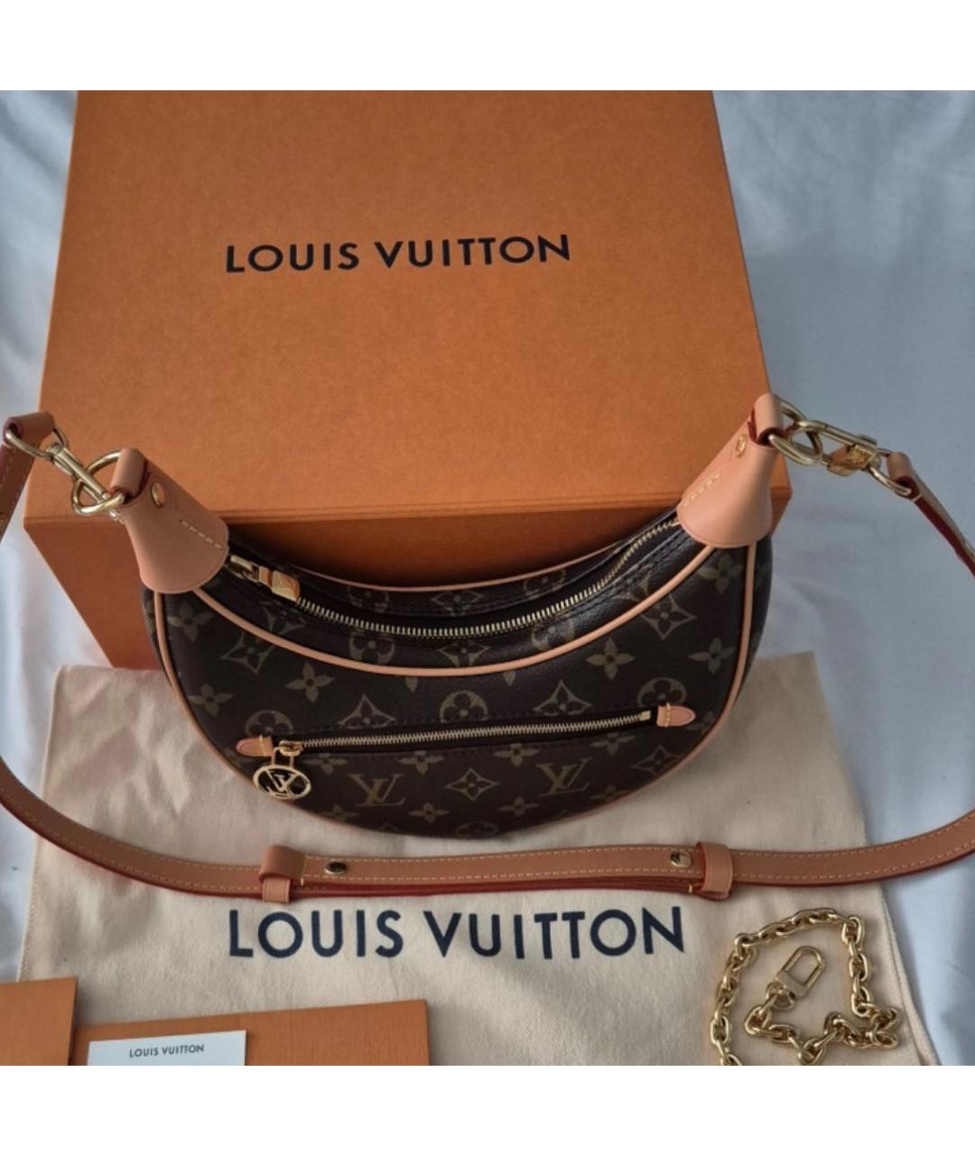 LOUIS VUITTON Коричневая сумка через плечо, фото 8