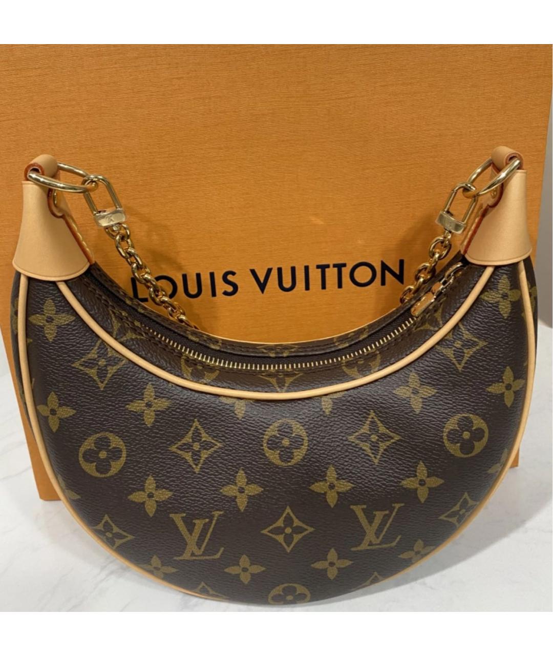 LOUIS VUITTON Коричневая сумка через плечо, фото 3