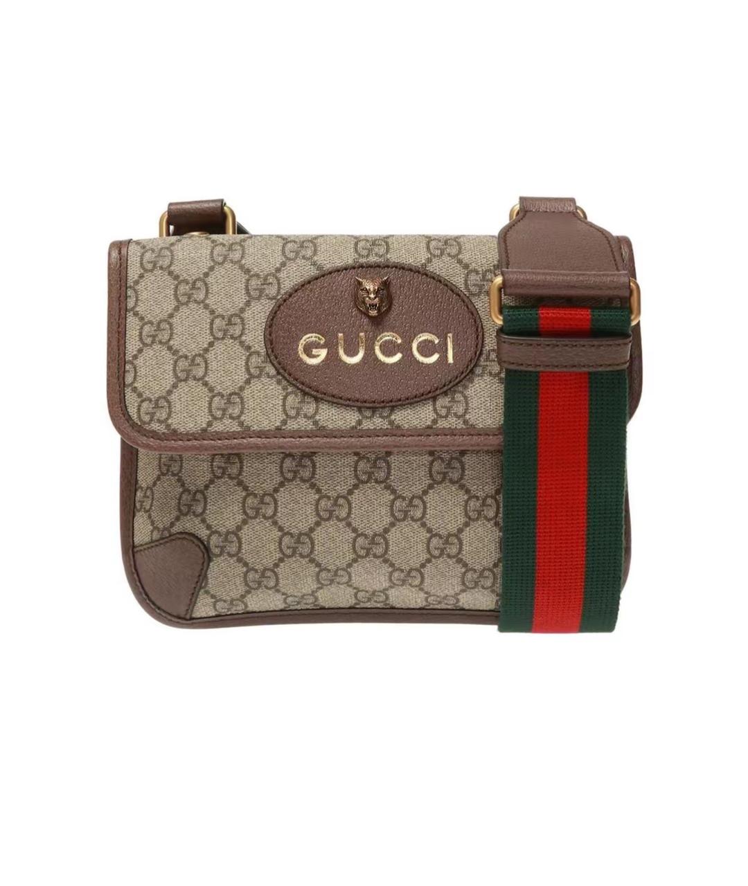 GUCCI Коричневая сумка на плечо, фото 6