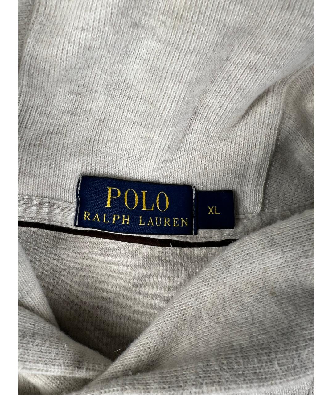 POLO RALPH LAUREN Бежевый хлопковый джемпер / свитер, фото 4