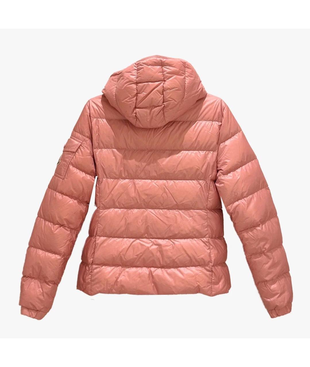 MONCLER Розовый пуховик, фото 3