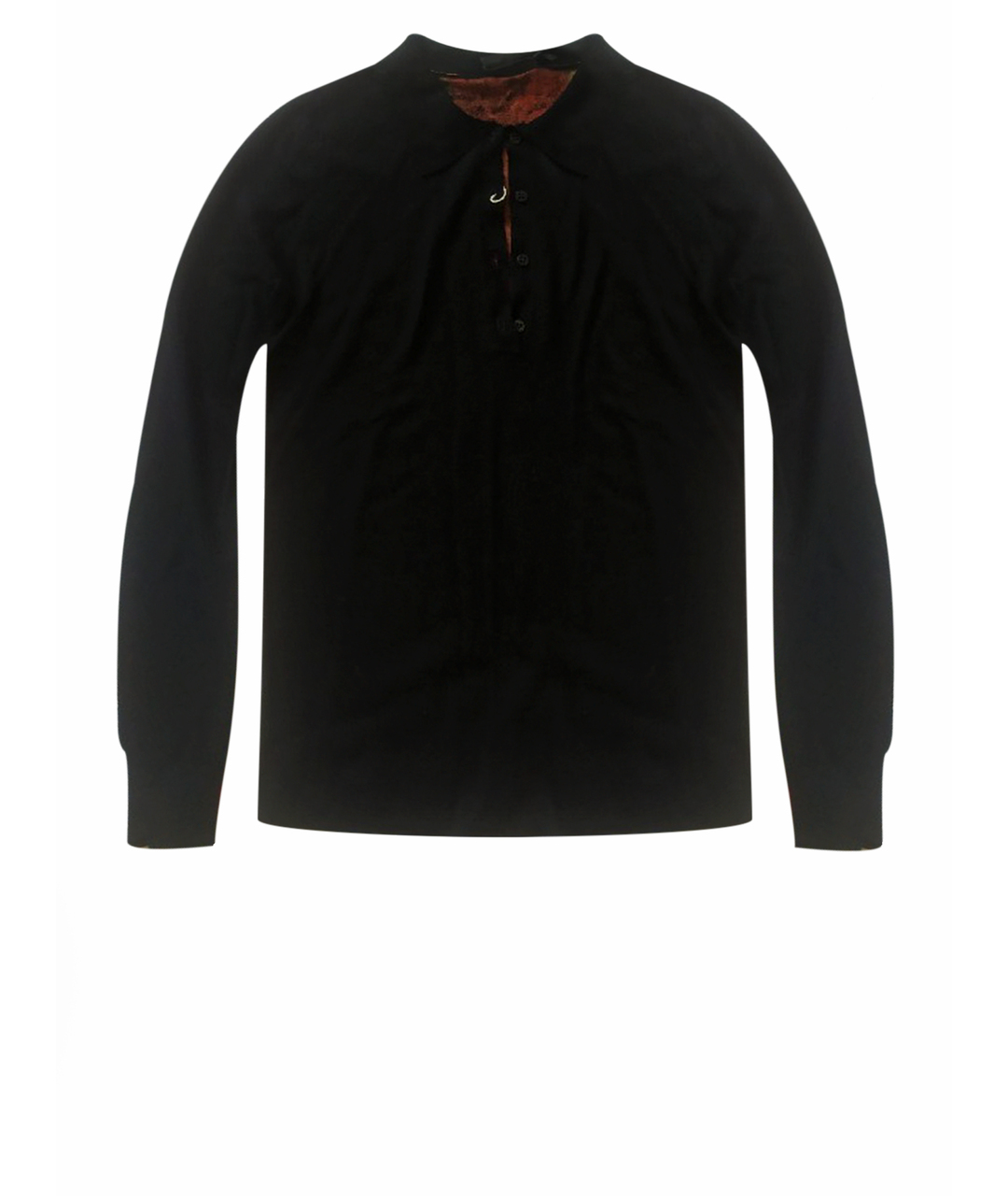 JOHN RICHMOND Черный шерстяной джемпер / свитер, фото 1