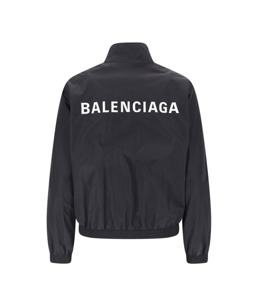 BALENCIAGA Черная полиамидовая куртка, фото 2