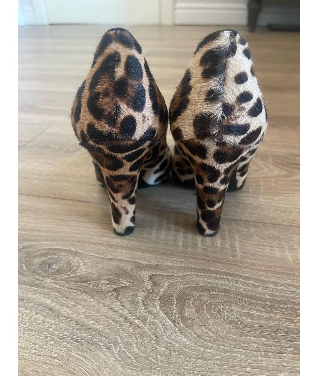 DOLCE&GABBANA Мульти туфли, фото 4