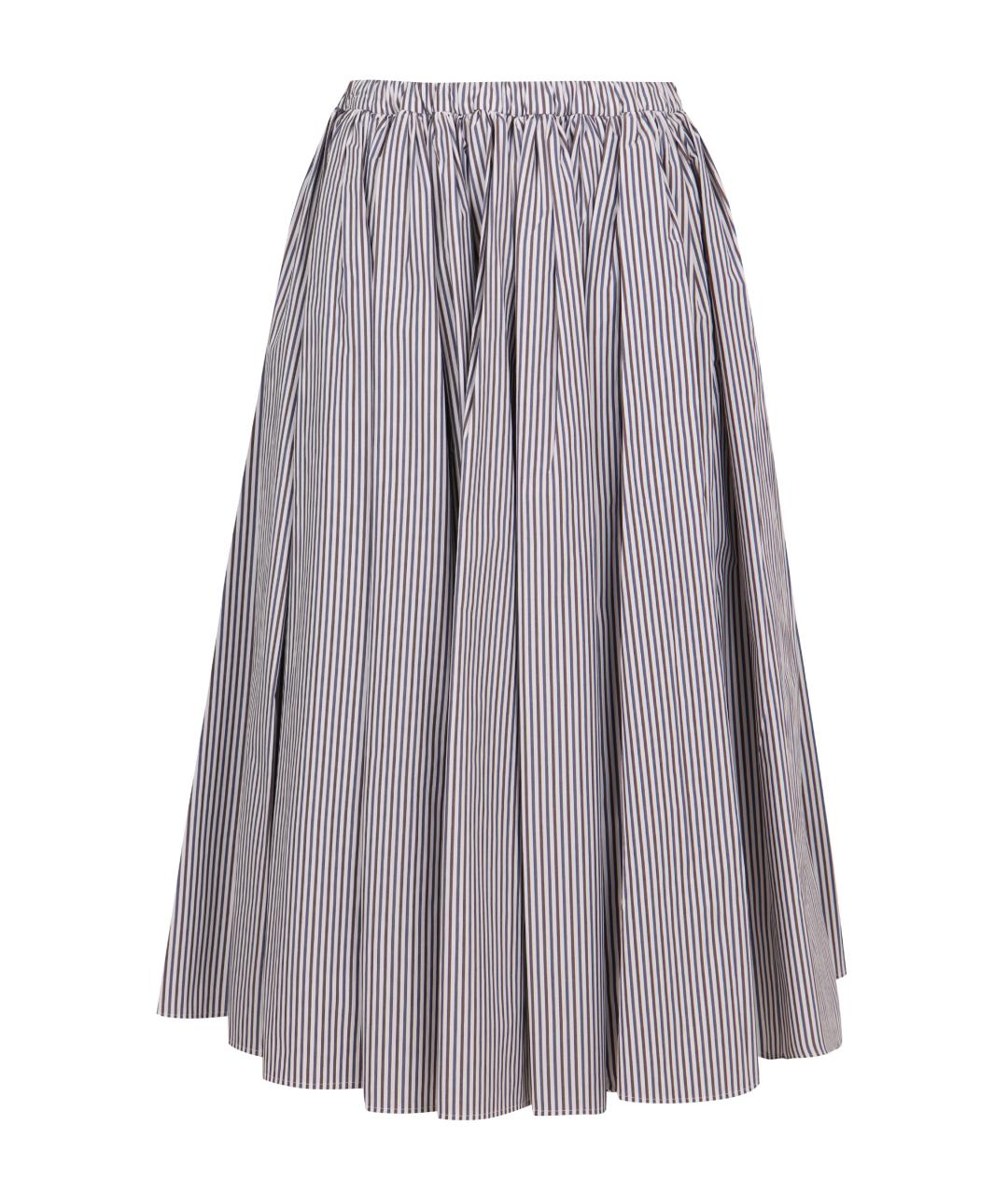 PRADA Мульти синтетическая юбка миди, фото 1