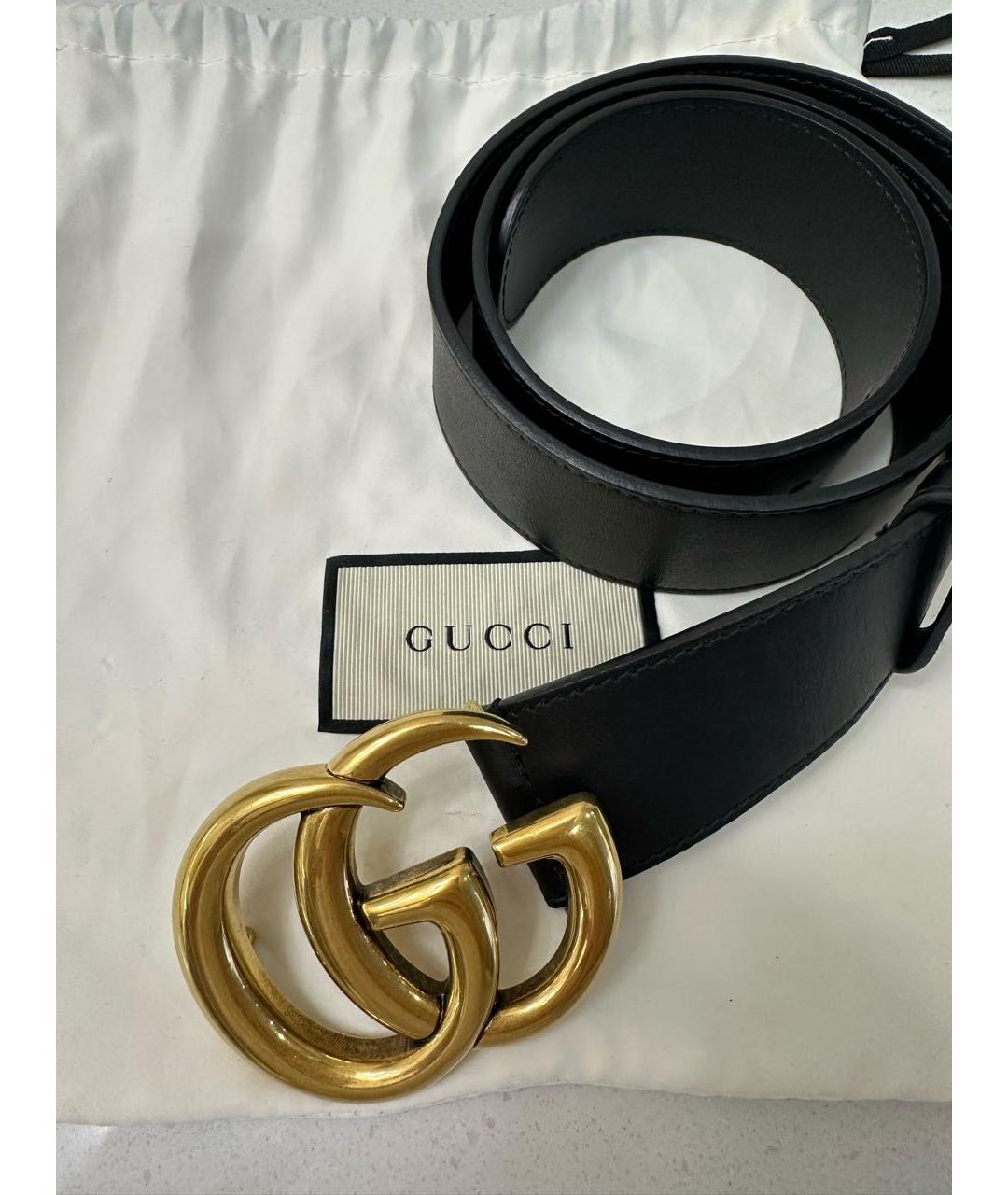 GUCCI Золотой кожаный ремень, фото 7