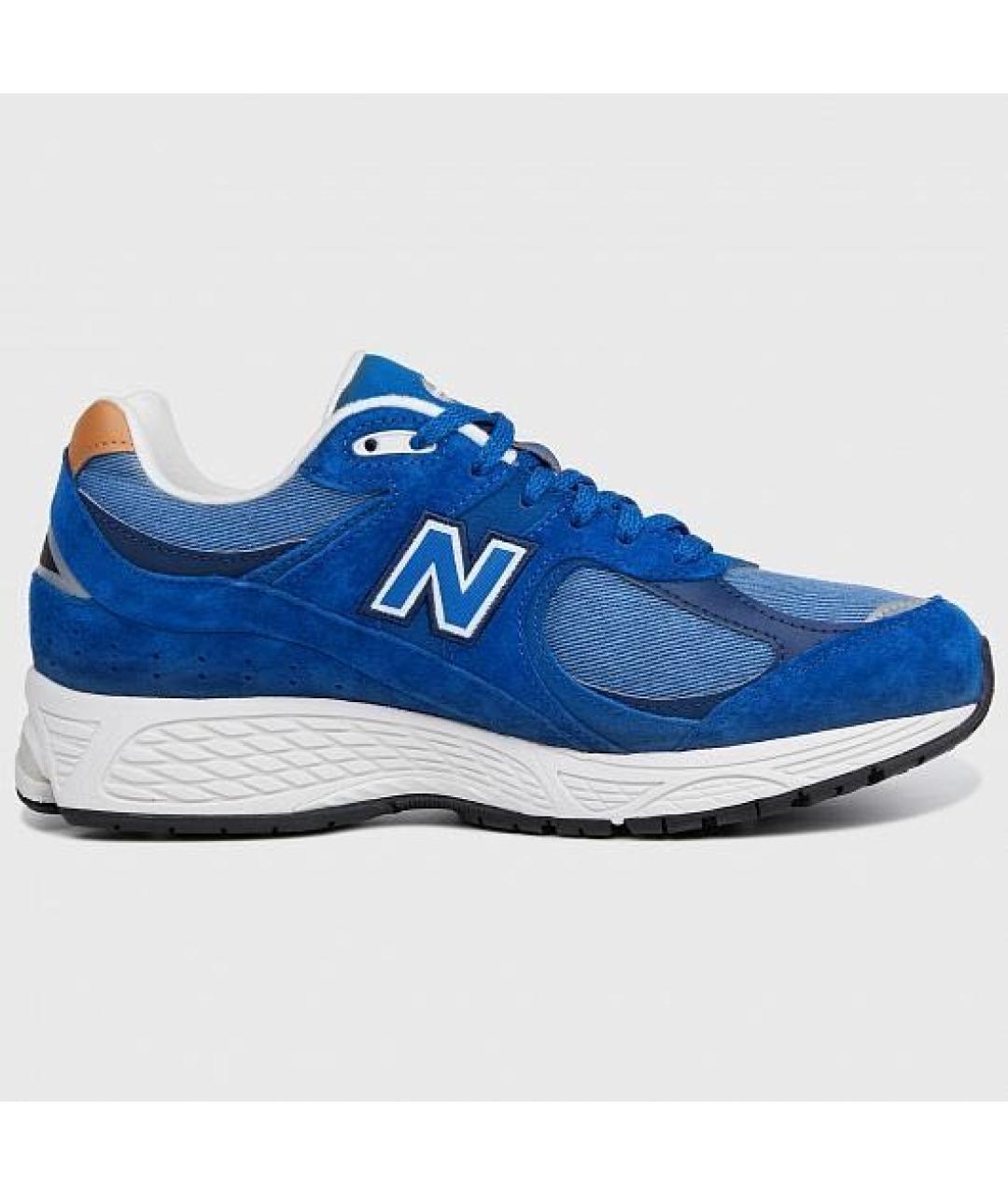 NEW BALANCE Синие замшевые низкие кроссовки / кеды, фото 5