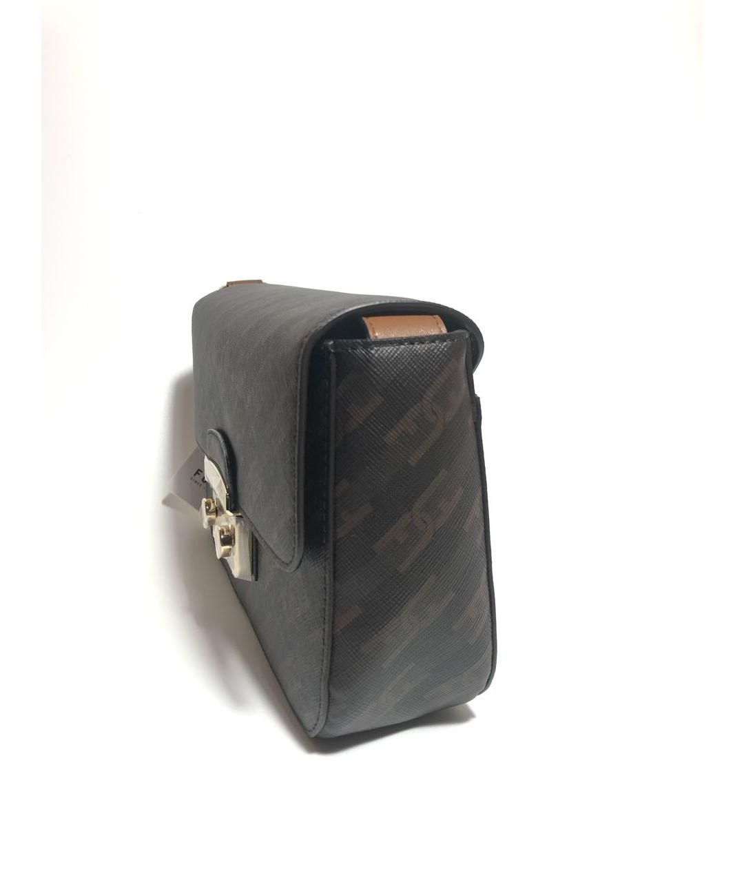 FURLA Коричневая кожаная сумка через плечо, фото 2