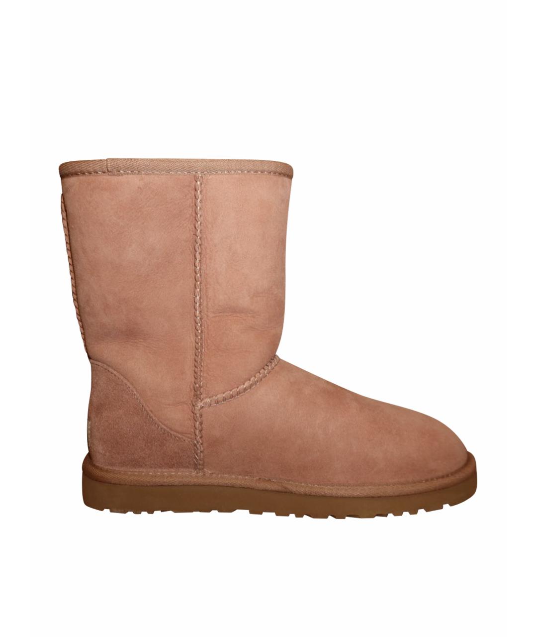 UGG AUSTRALIA Розовые замшевые ботинки, фото 1