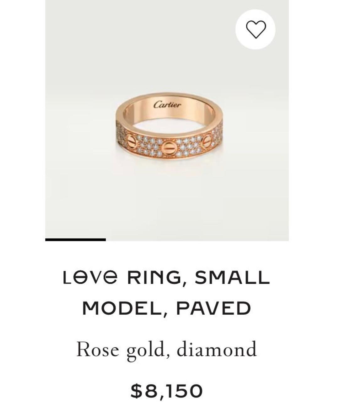 CARTIER Золотое кольцо из розового золота, фото 6