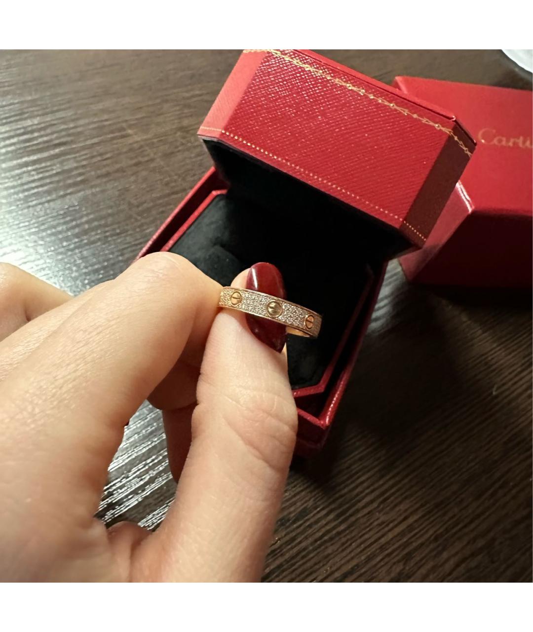 CARTIER Золотое кольцо из розового золота, фото 5