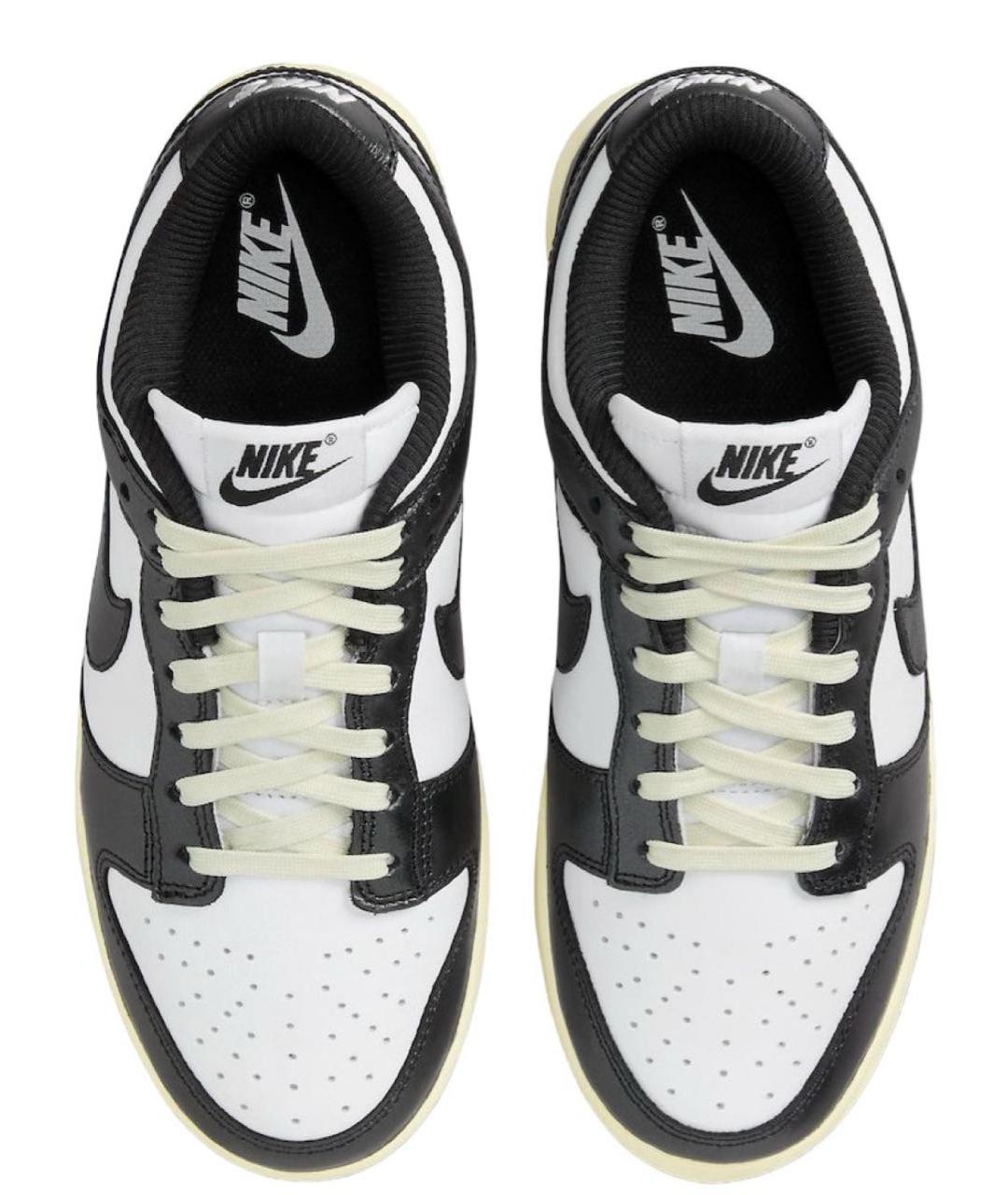 NIKE Черные кроссовки из искусственной кожи, фото 3