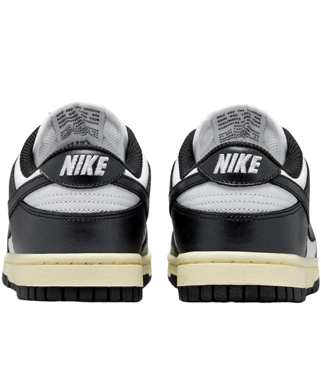 NIKE Черные кроссовки из искусственной кожи, фото 4