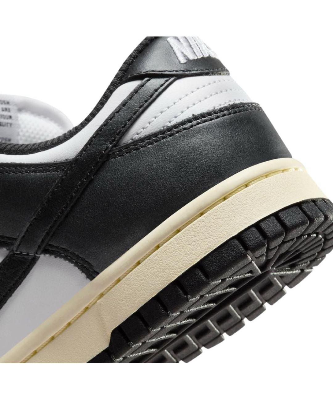 NIKE Черные кроссовки из искусственной кожи, фото 7